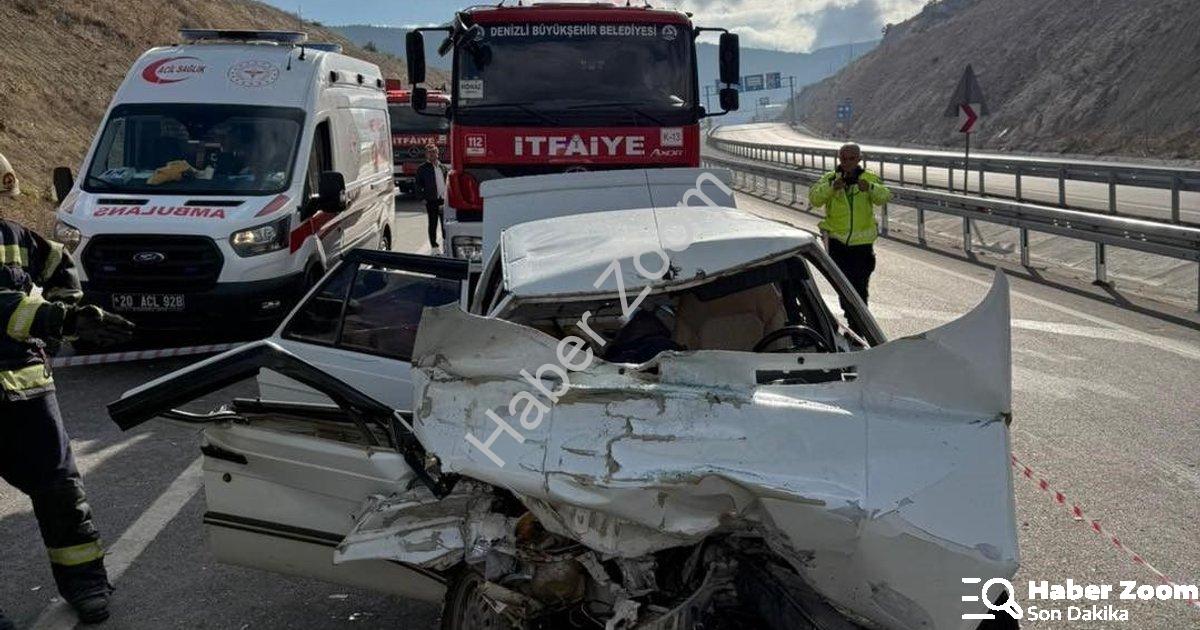 "Denizli'de Yürek Yakan Kaza: Tünel Çıkışında Can Pazarı" başlıklı haber için fotorealistik, profesy