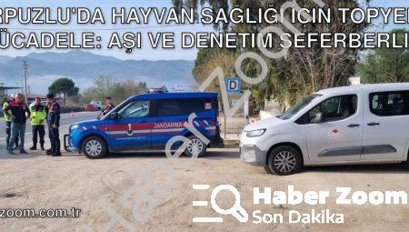 Karpuzlu’da Hayvan Sağlığı İçin Topyekûn Mücadele: Aşı ve Denetim Seferberliği