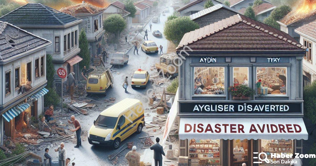 "Aydın’da Faciadan Dönüldü: Dikkatsizliğe Geçit Vermeyen Komşular İş Yerini Kurtardı" başlıklı haber