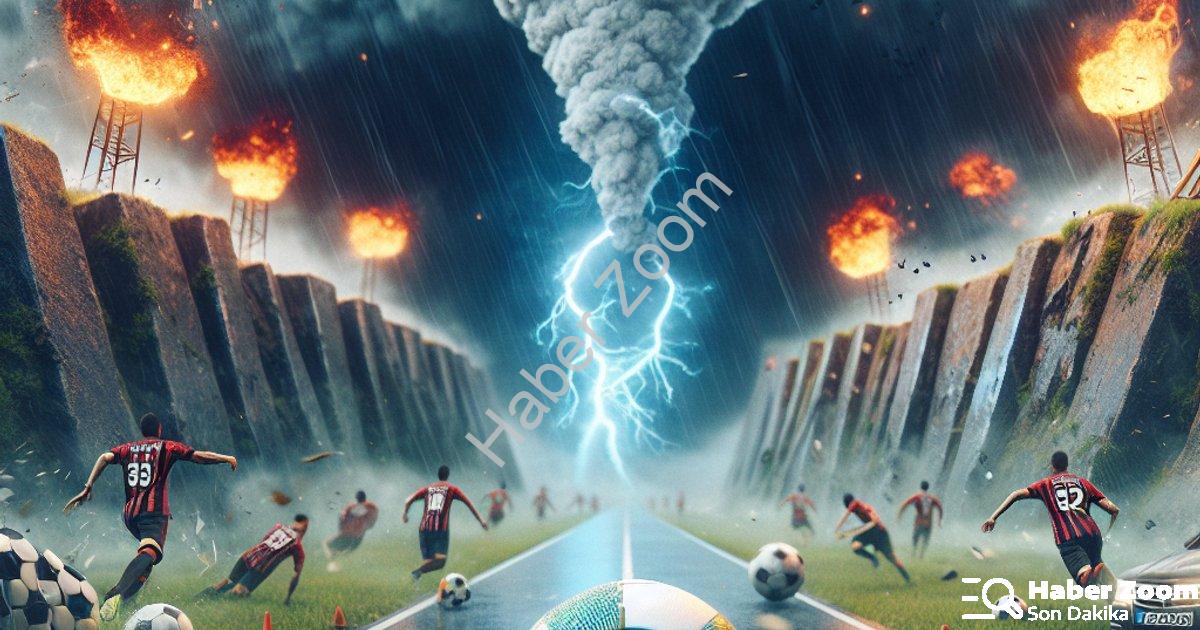 "Göztepe Deplasmanda Fırtına Gibi: Antalyaspor Engelini de Aştı" başlıklı haber için fotorealistik,