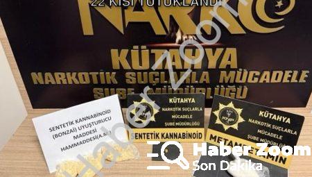 Kütahya’da Emniyetten Suçlulara Geçit Yok: 22 Kişi Tutuklandı