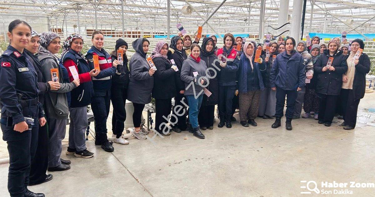 "Kütahya Simav'da Jandarma Ekiplerinden Sera Çalışanı Kadınlara KADES Eğitimi" başlıklı haber için f