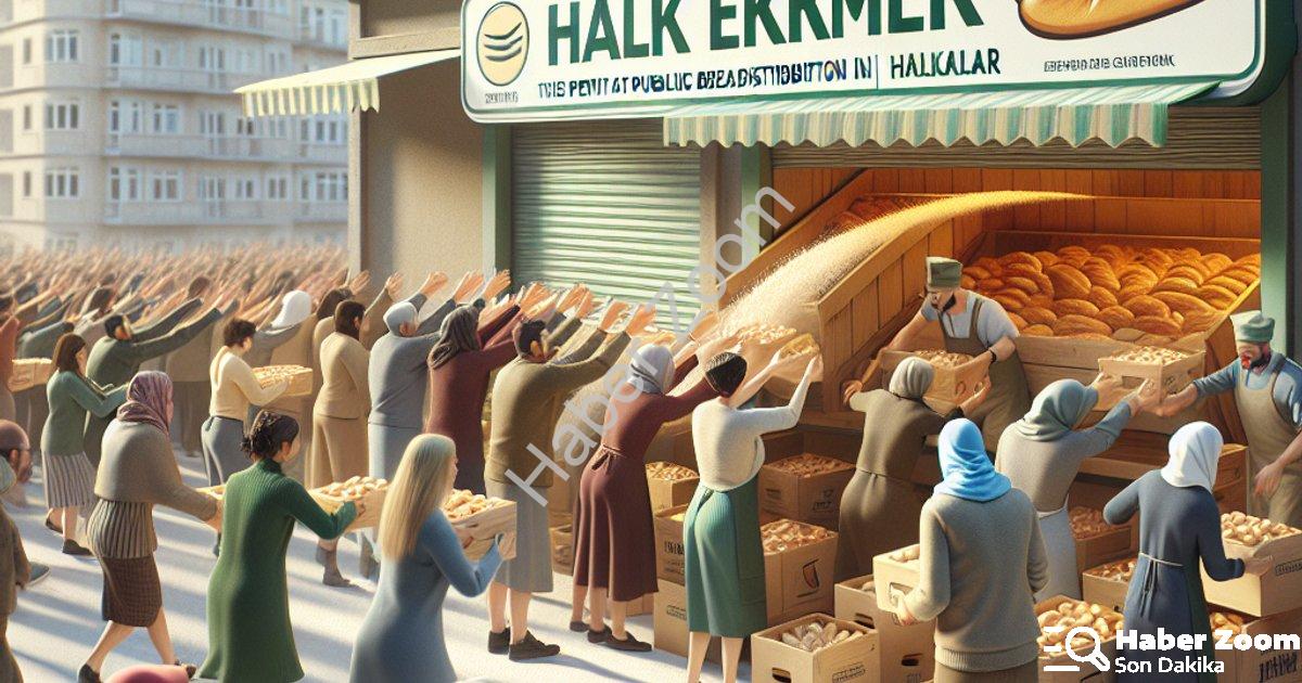 "Merkezefendi Halk Ekmek Ağı Genişliyor: 31. Hizmet Noktası Hallaçlar'da Açıldı" başlıklı haber için