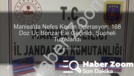 Manisa’da Uç Bonzai Operasyonu: 168 İçimlik Zehir Ele Geçirildi, Şüpheli Tutuklandı