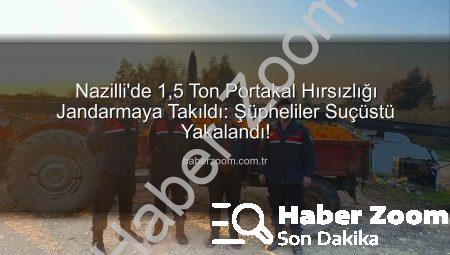 Nazilli’de 1,5 Ton Portakal Hırsızlığı Jandarmaya Takıldı: Şüpheliler Suçüstü Yakalandı!