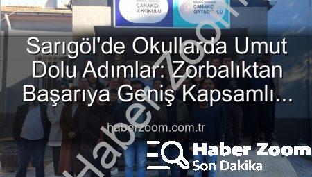 Sarıgöl’de Okullarda Umut Dolu Adımlar: Zorbalıktan Başarıya Geniş Kapsamlı Eğitimler