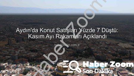 Aydın’da Konut Satışları Yüzde 7 Düştü: Kasım Ayı Rakamları Açıklandı
