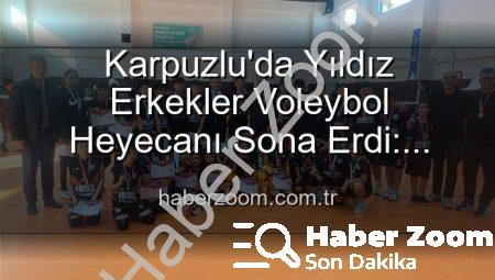 Karpuzlu’da Yıldız Erkekler Voleybol Heyecanı Sona Erdi: Dereceye Giren Okullar Belli Oldu!