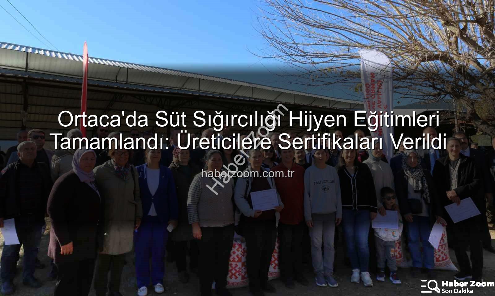 sağım hijyeni - Ortaca'da Süt Sığırcılığı Hijyen Eğitimleri Tamamlandı: Üreticilere Sertifikaları Verildi
