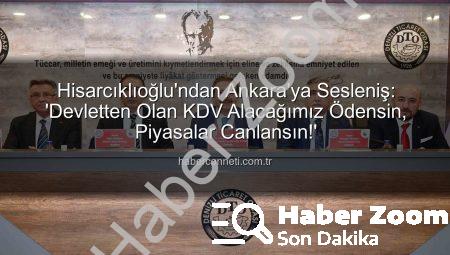 Hisarcıklıoğlu’ndan Ankara’ya KDV Müjdesi: Denizli’den Yükselen Talep Piyasalara Can Verecek