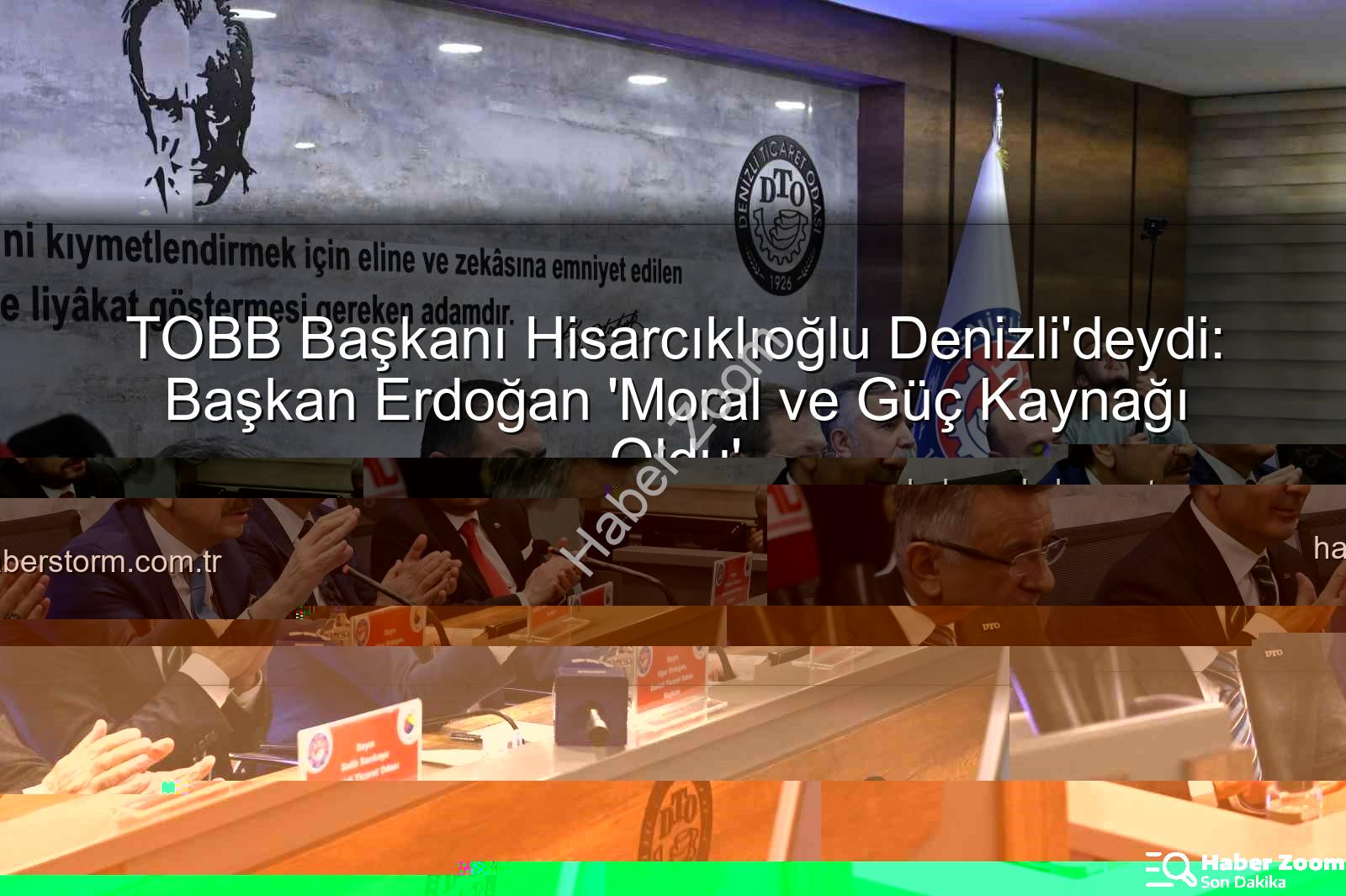 TOBB Başkanı Hisarcıklıoğlu - TOBB Başkanı Hisarcıklıoğlu'ndan Denizli'ye Moral Ziyareti: Uğur Erdoğan'dan Önemli Açıklamalar